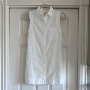 Maeve Crisp White Sleeveless Top Size 2-4